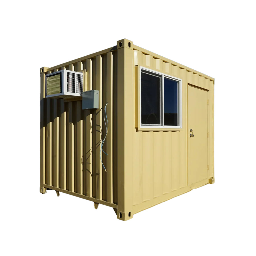 10' Ground Level Office Container