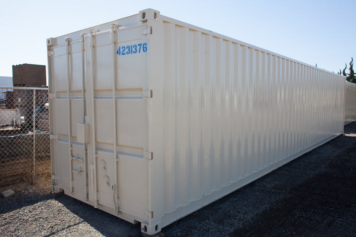 40 dry storage container for rent, light tan color