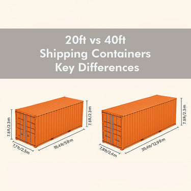 20ft vs 40ft Containers: Key Differences