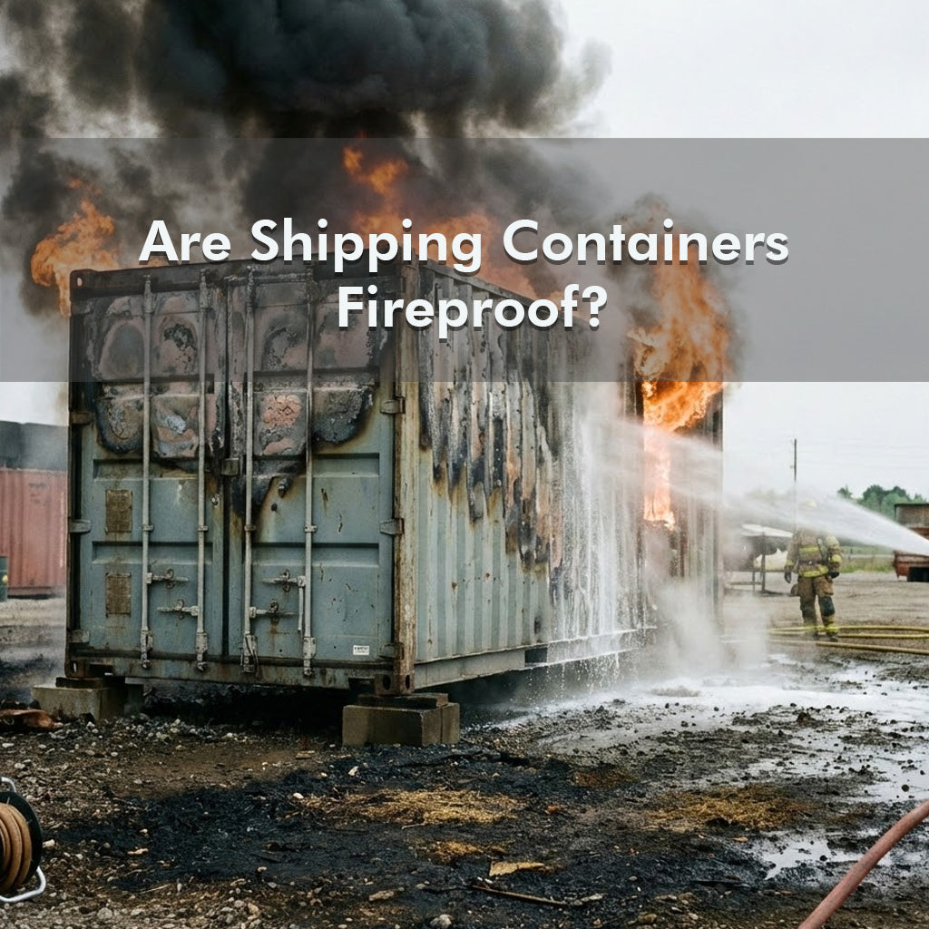 Are Shipping Containers Fireproof? – Midstate Containers