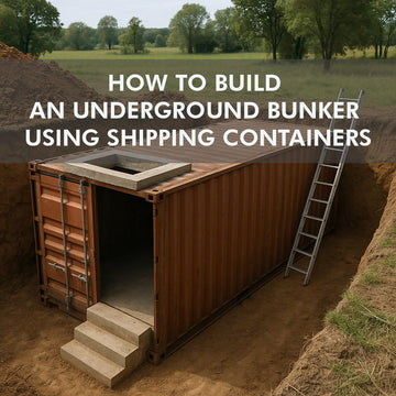 Container Home Bunker Buried shipping container: How to Build a Shipping Container Bunker ...