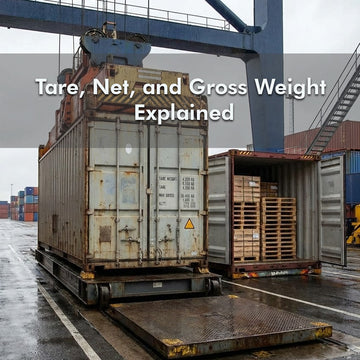 Net Weight vs Gross Weight vs Tare Weight Explained