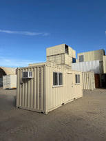 20' Ground Level Office Container