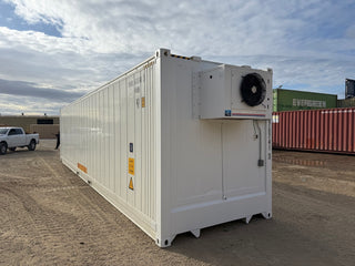 40' High Cube New Refrigerated Container (Single Phase 5HP Freezer)