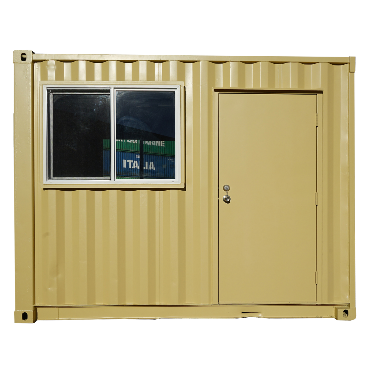 10' Ground Level Office Container