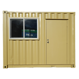 10' Ground Level Office Container
