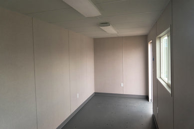 Stick-Framed, R13 Insulation, Vinyl-Wrapped Plywood Finish (45' High Cube)