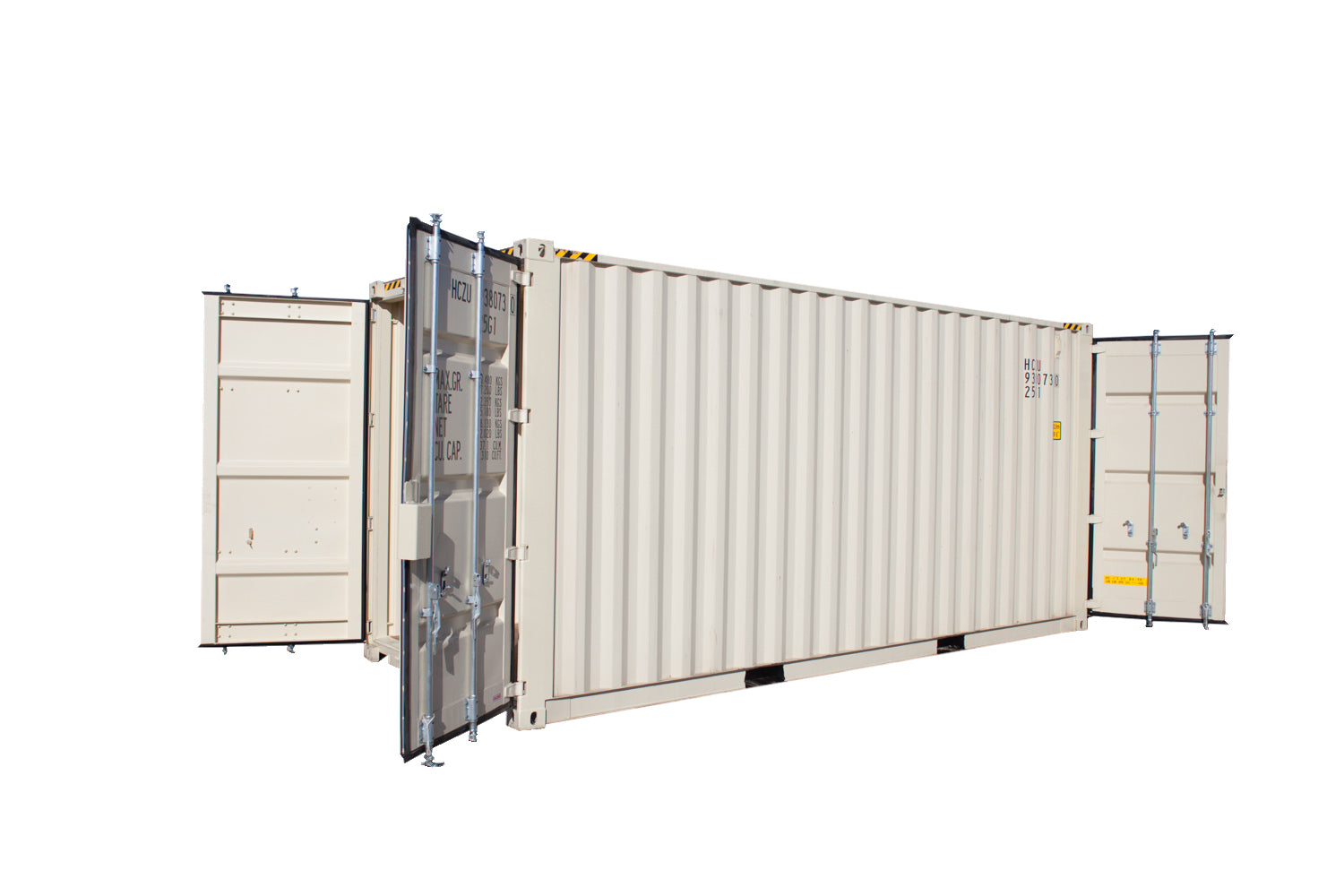 20’ High Cube One Trip Double Door Container – Midstate Containers