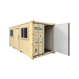 20' Ground Level Office Container