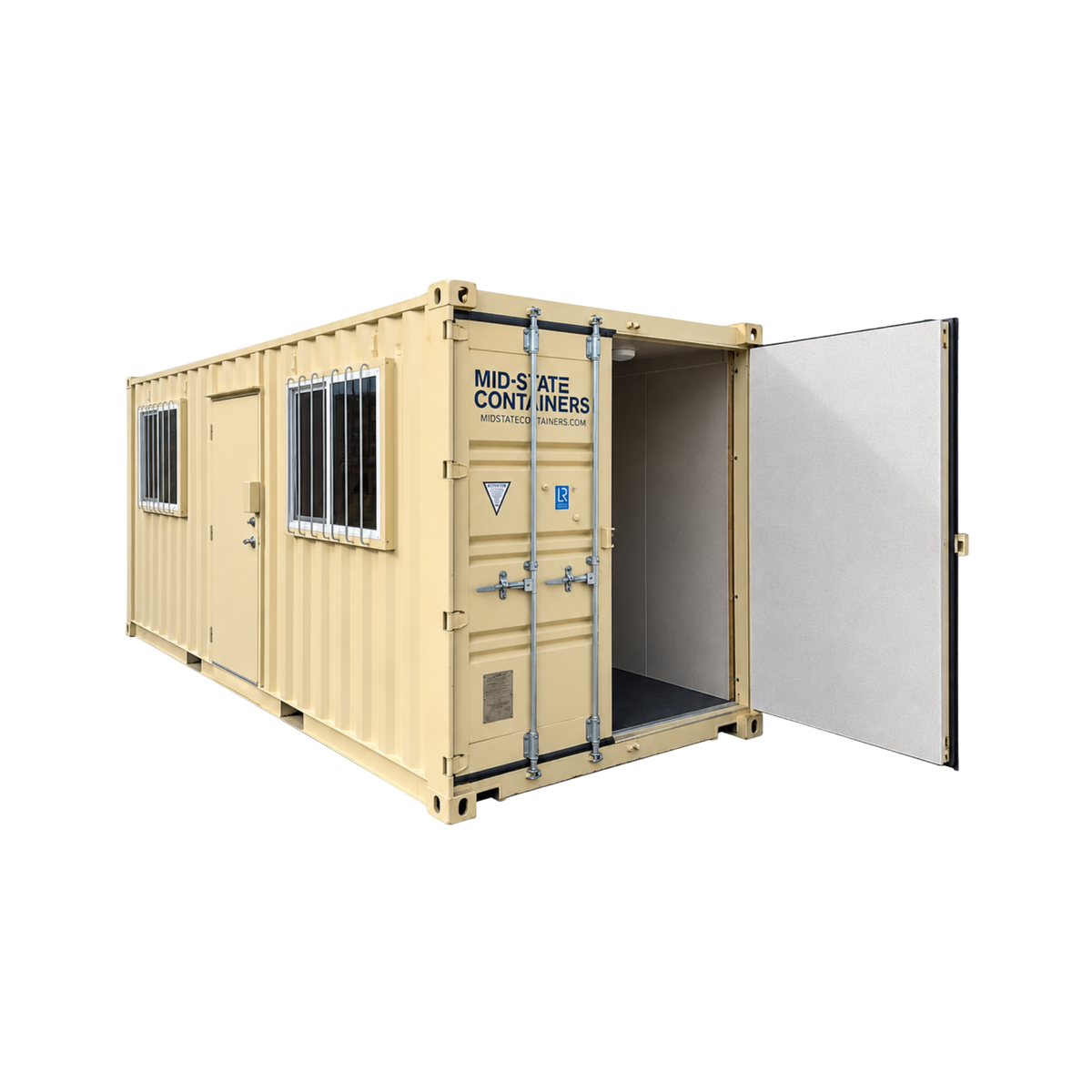 20' Ground Level Office Container