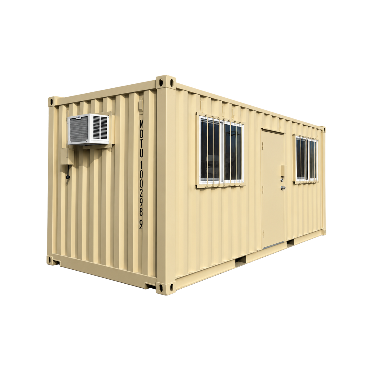 20' Ground Level Office Container