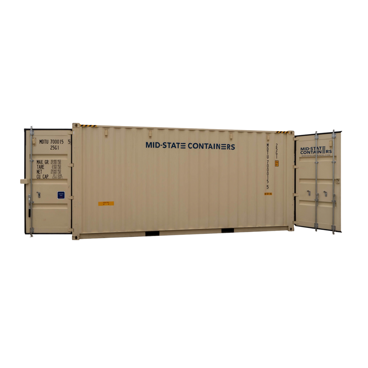 20’ High Cube One Trip Double Door Container