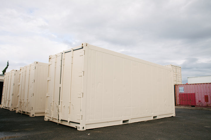 20' Reefers for Rent, painted tan