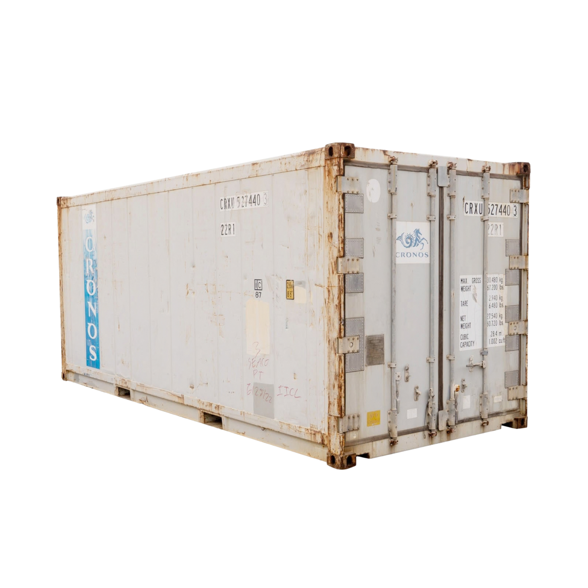 20' Standard Height Used Insulated Container (Non-Working Refrigerated)