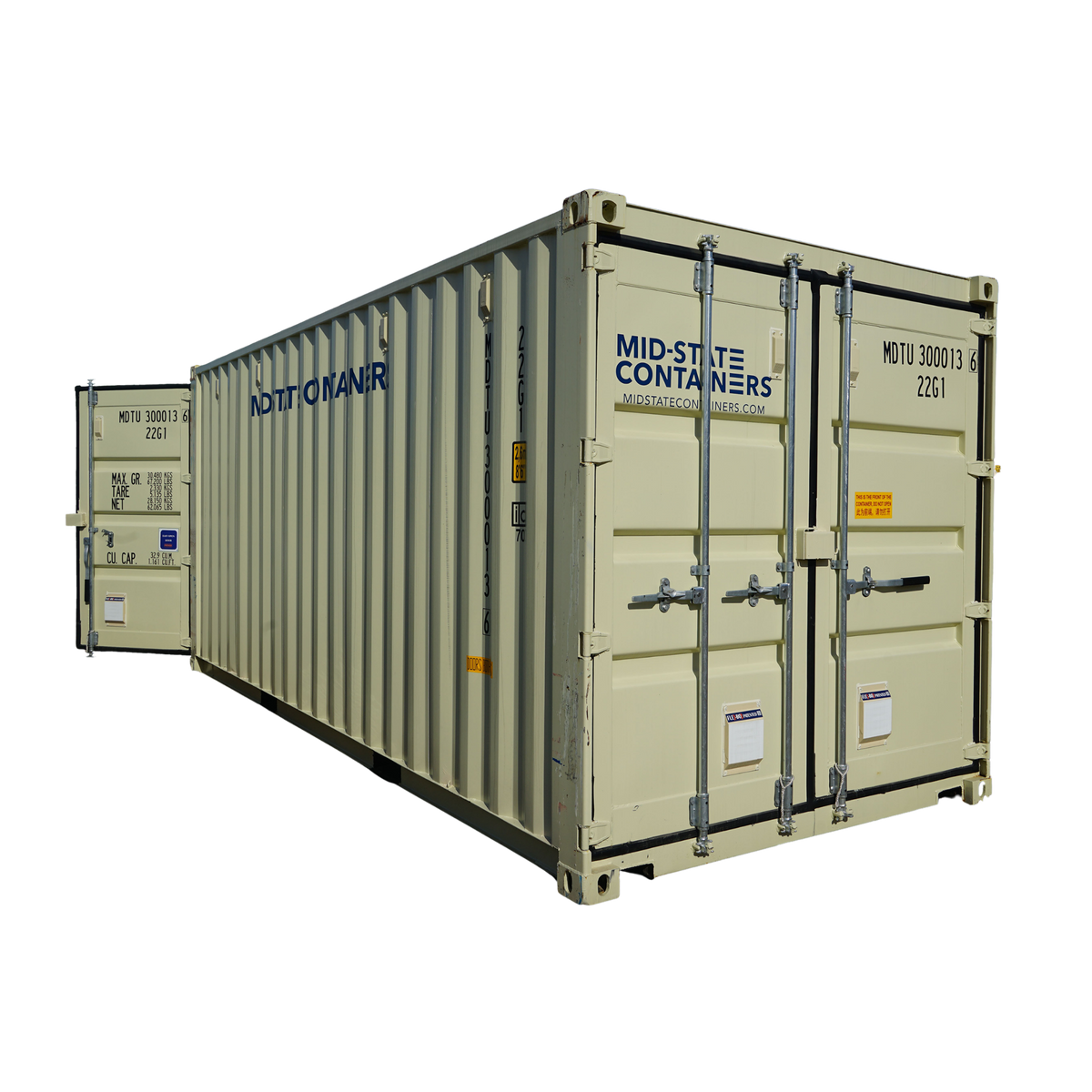 20’ Standard One Trip Double Door Container