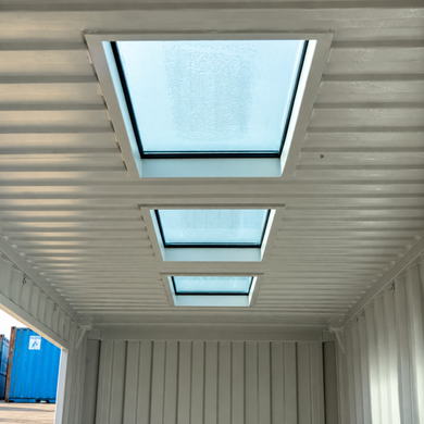 2’x4’ Flat Glass Skylight