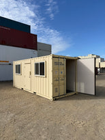 20' Ground Level Office Container