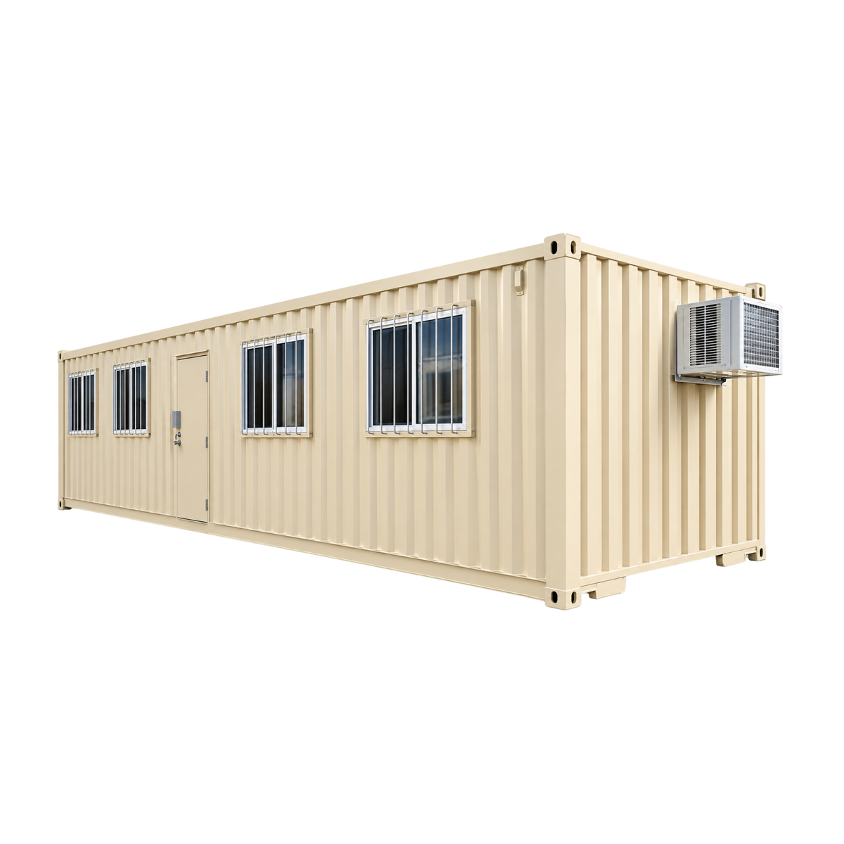 40' Ground Level Office Container