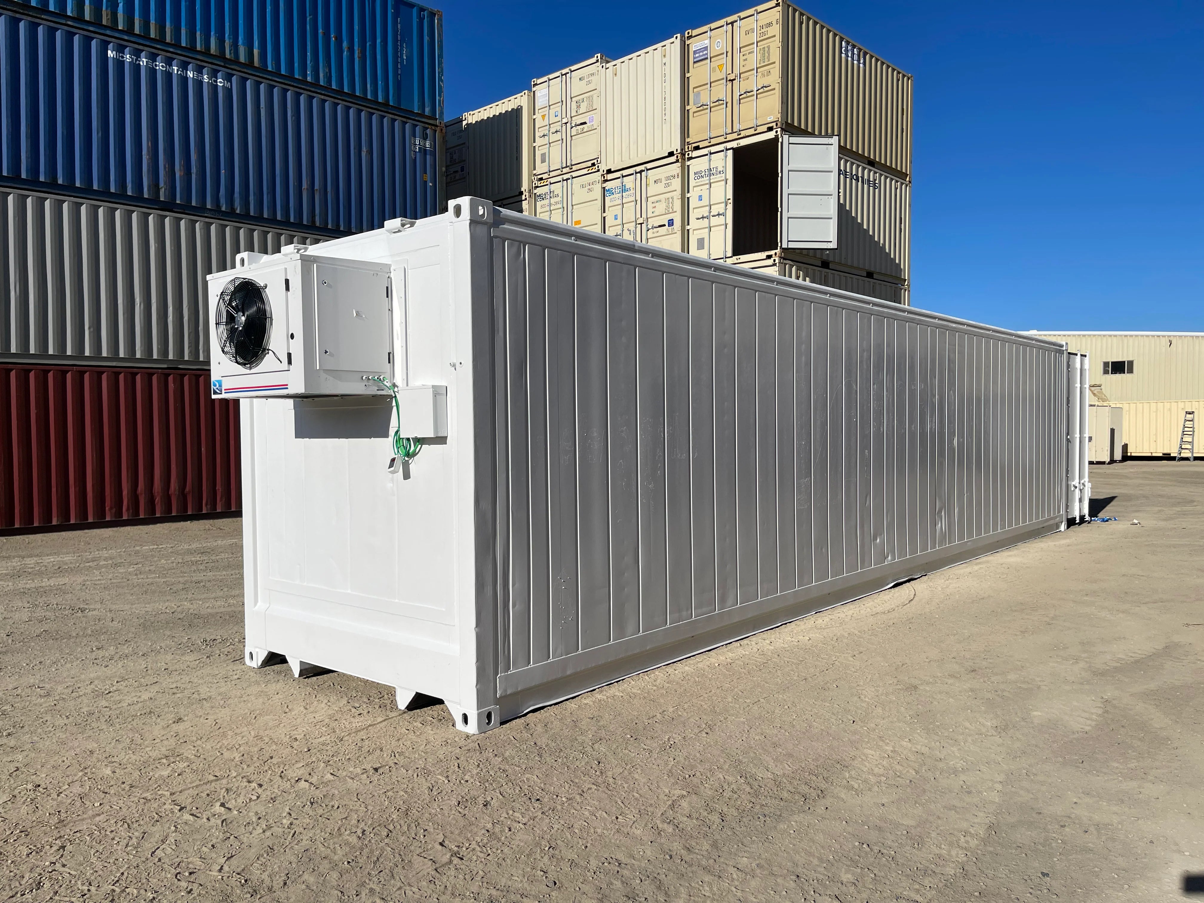 40’ Refrigerated Container Single Phase Rental near me – Midstate ...
