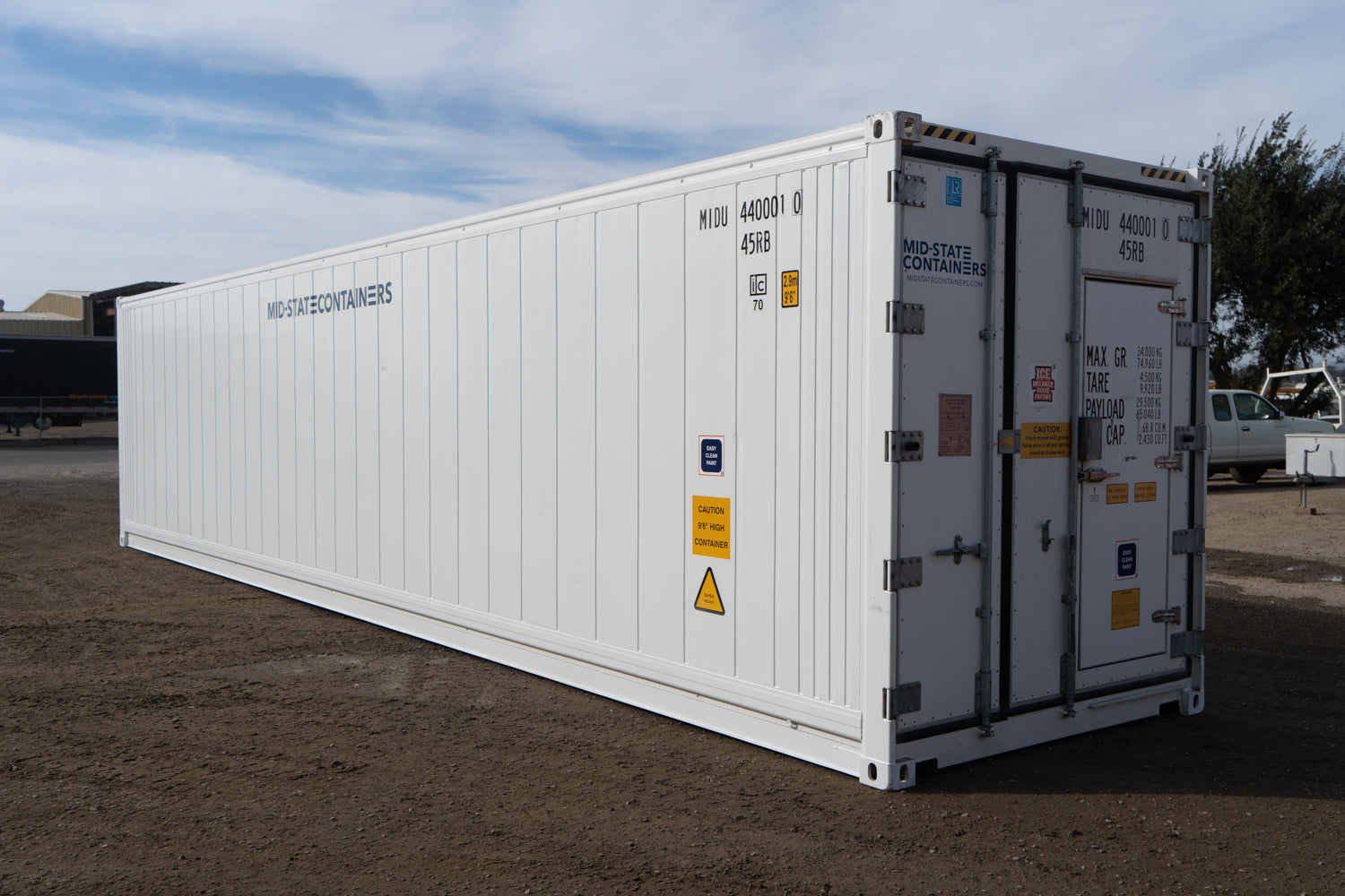 40' High Cube New Refrigerated Container (Single Phase 5HP Freezer ...