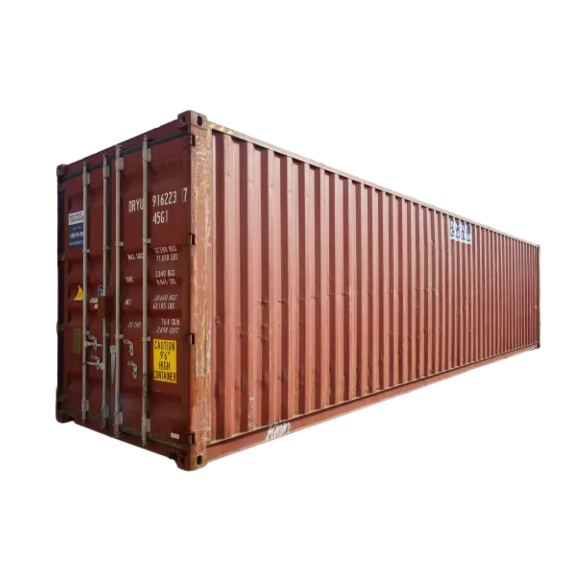 40' High Cube Cargo Worthy Premium Container