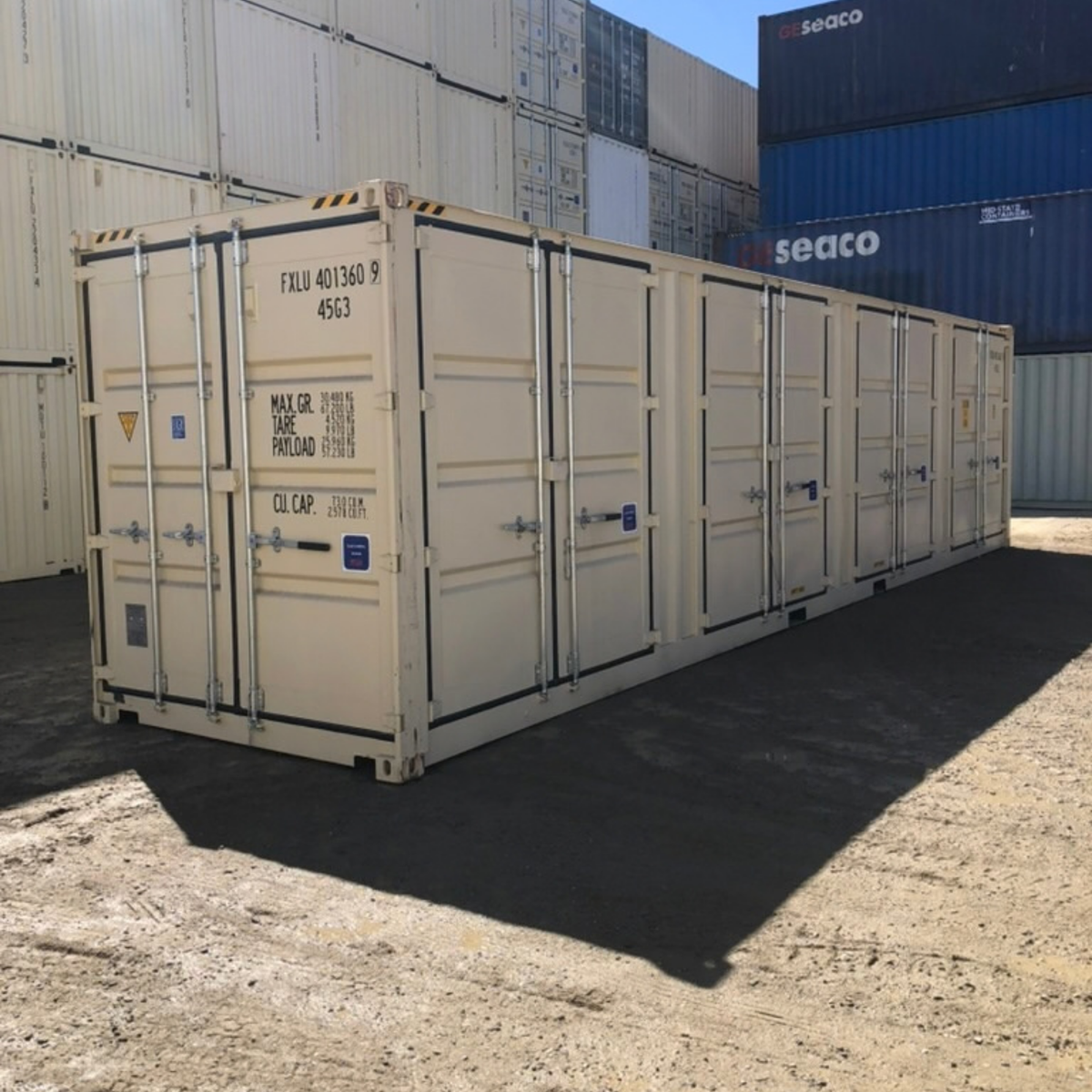 40' High Cube Four Door Open Side Container