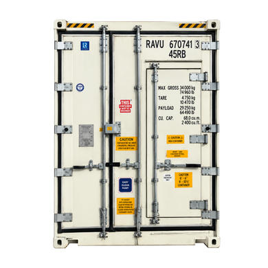 40' High Cube New Refrigerated Container (Single Phase 5HP Freezer)