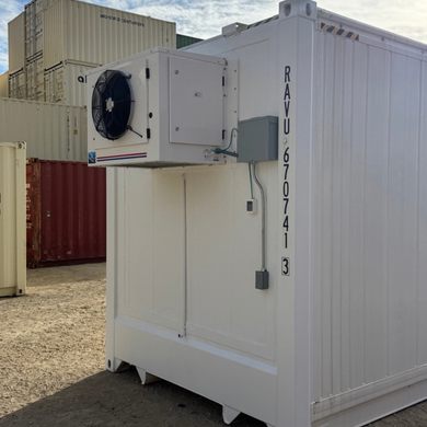 40' High Cube New Refrigerated Container (Single Phase 5HP Freezer)