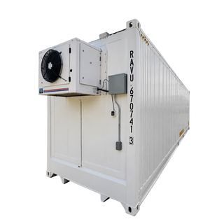 40' High Cube New Refrigerated Container (Single Phase 5HP Freezer)