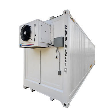 40' High Cube New Refrigerated Container (Single Phase 5HP Freezer)