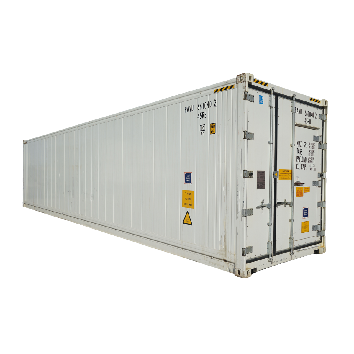 40' High Cube "One Trip" Refrigerated Container (Three Phase)