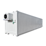 40' High Cube  Refrigerated Container Used Box - New Motor (Single Phase 5HP Freezer)
