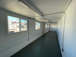 40' Ground-Level Office Container (Converted from Non-Operational Reefer Unit)