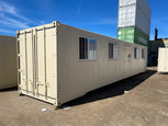 40' Ground-Level Office Container (Converted from Non-Operational Reefer Unit)