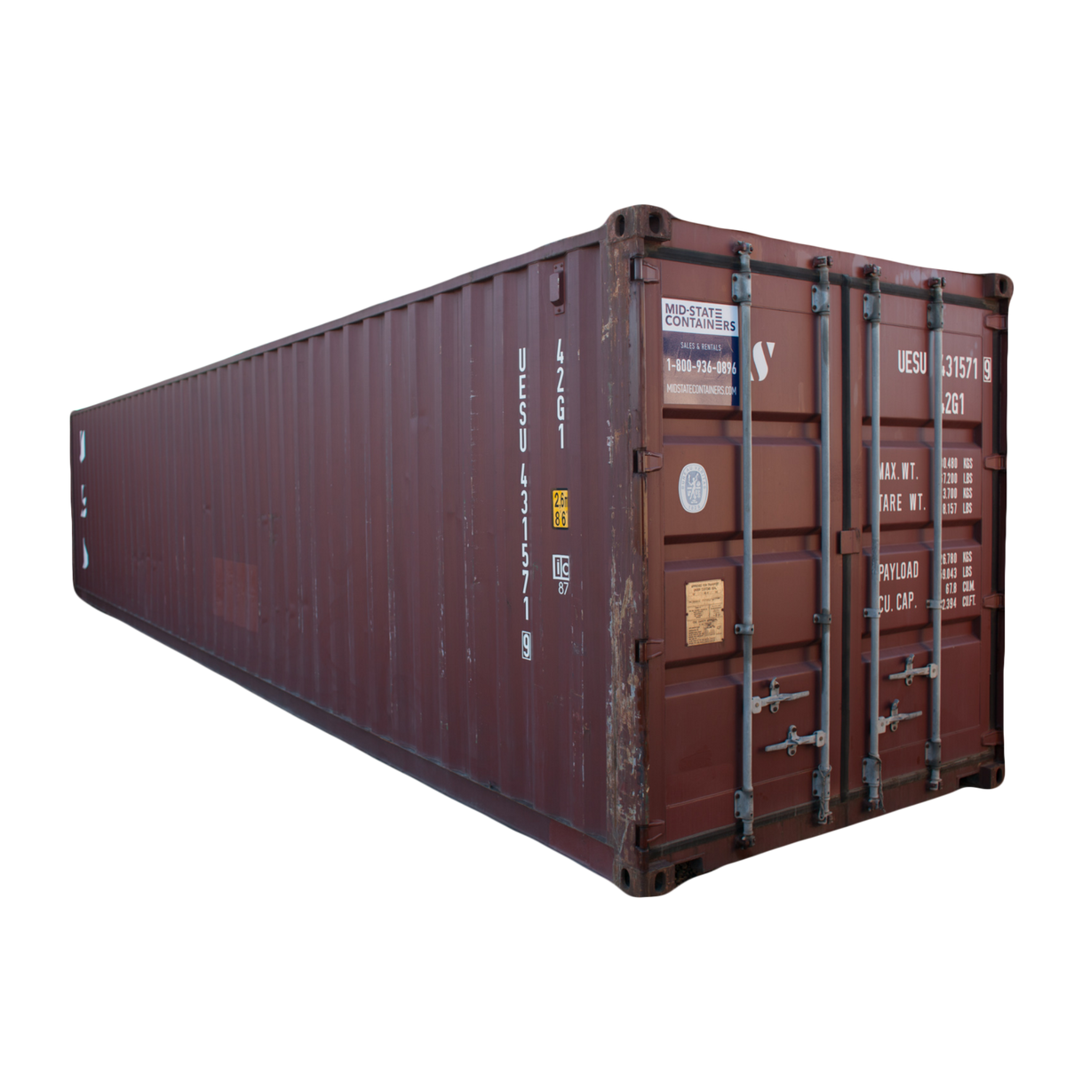40’ Standard Cargo Worthy Premium Container