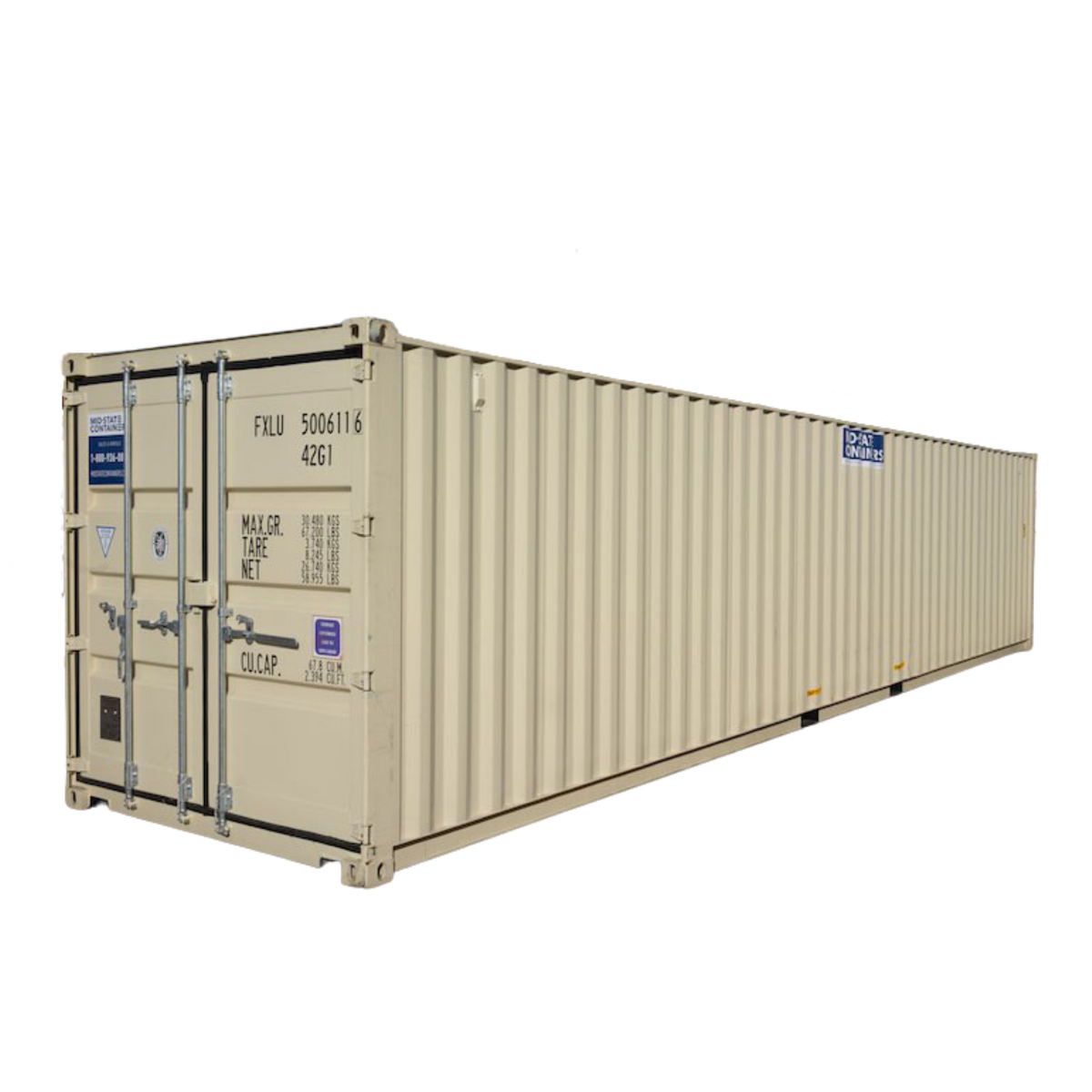 40’ Standard One Trip Container