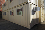 40' Ground Level Office Container (Used Grade - Cargo Worthy )