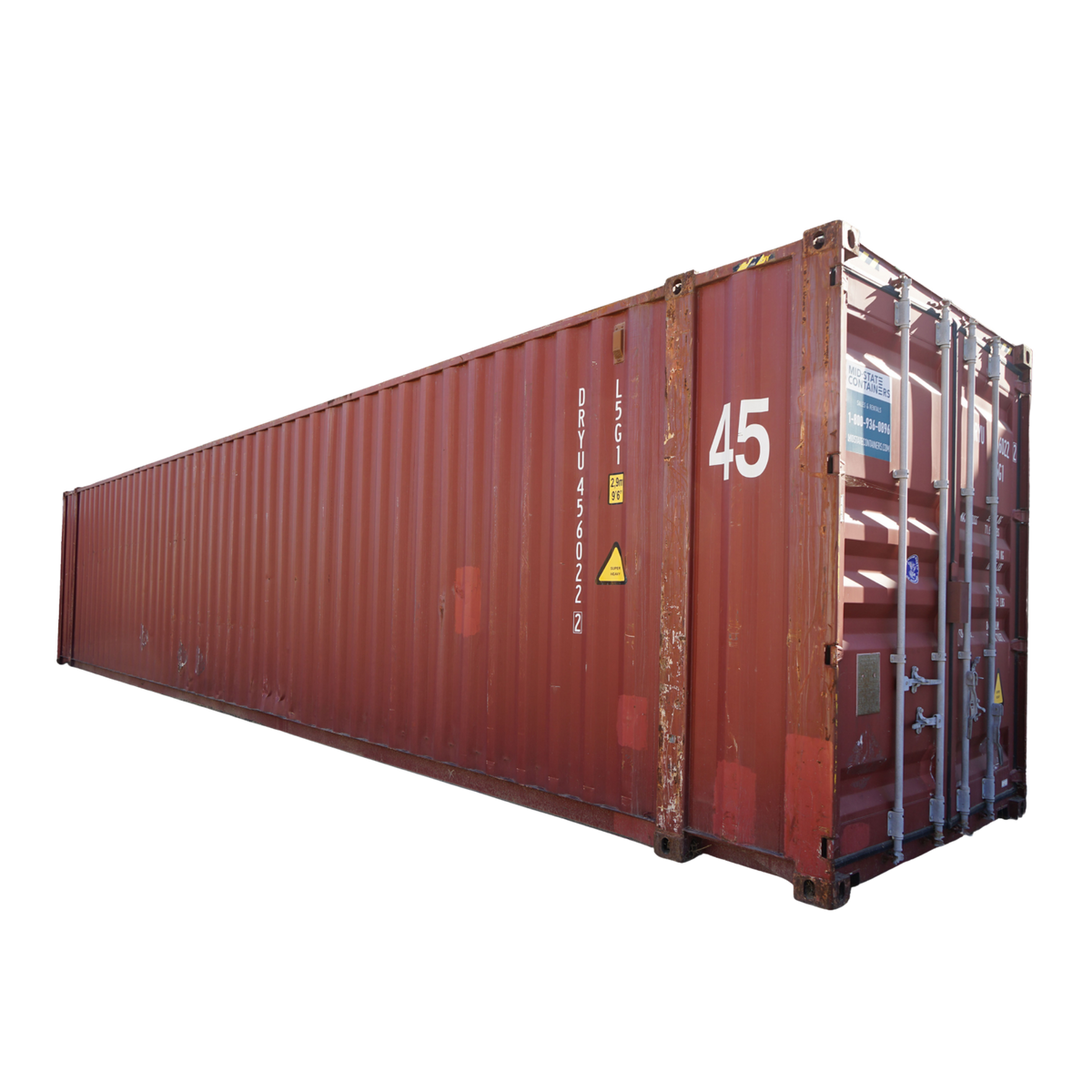 45’ High Cube Cargo Worthy Premium Container