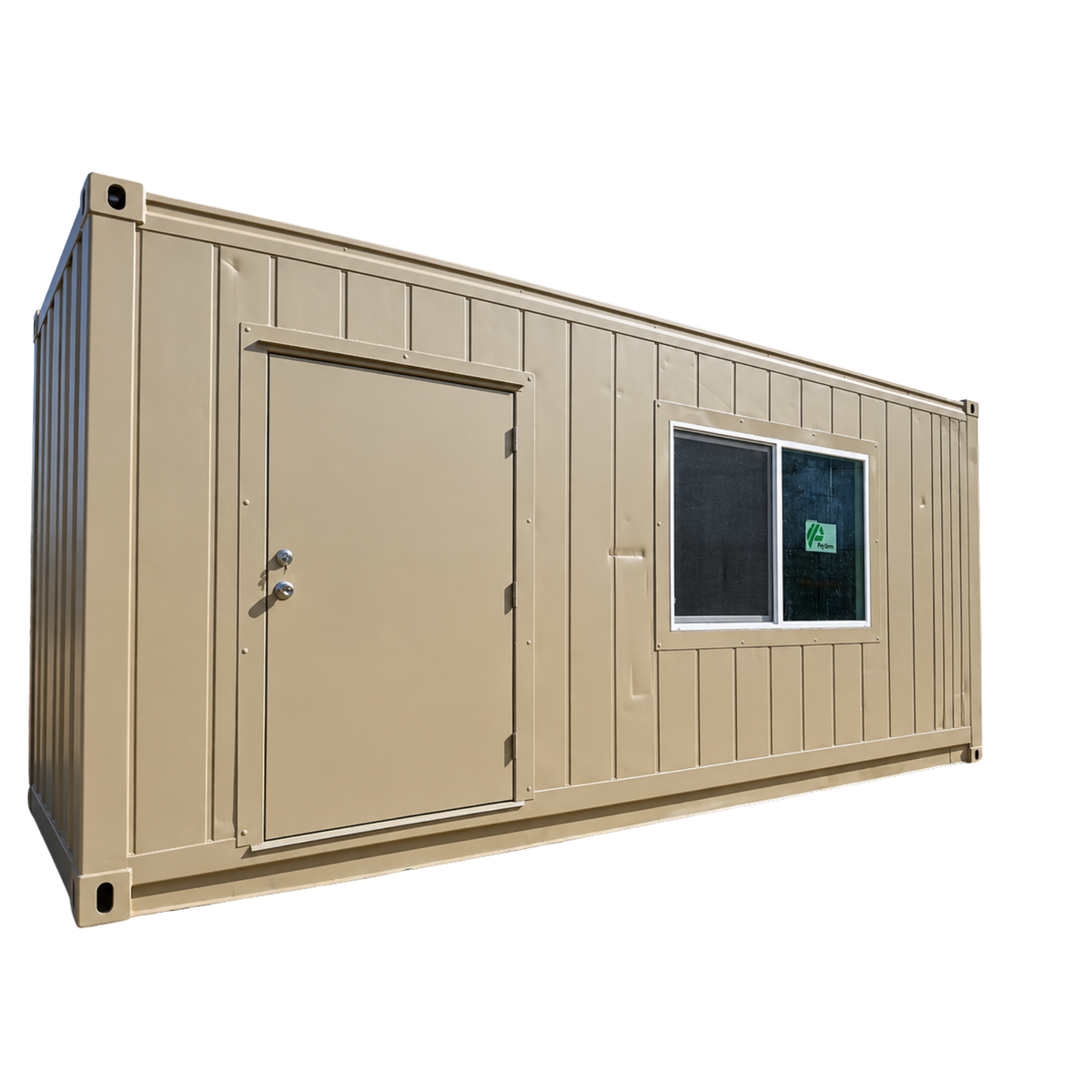 48" Steel Security Personnel Door, Refrigerated Container