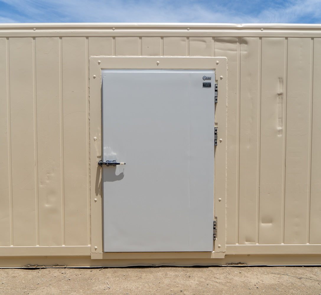 48” Refrigerated Container Butcher Door – Midstate Containers