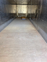 Tongue-and-Groove Plywood Flooring, 40' Refrigerated Container