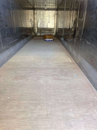 Tongue-and-Groove Plywood Flooring, 40' Refrigerated Container