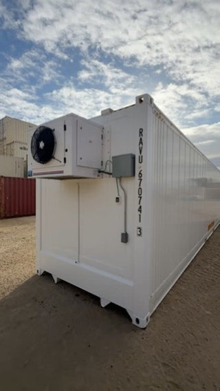 40' High Cube New Refrigerated Container (Single Phase 5HP Freezer)