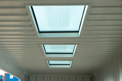 2’x4’ Flat Glass Skylight