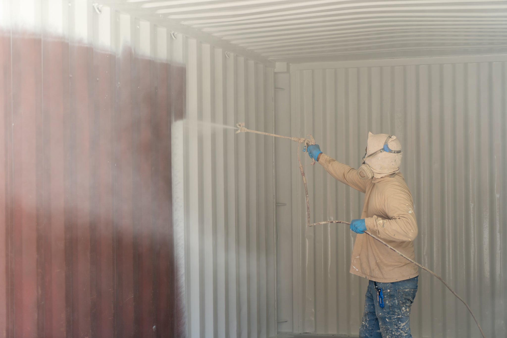Interior Custom Paint (40') – Midstate Containers