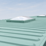 2’x4’ Domed Acrylic Skylight