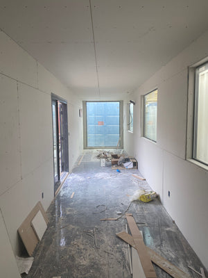 Stick-Framed, R13 Insulation, Drywall Finish (40' High Cube)