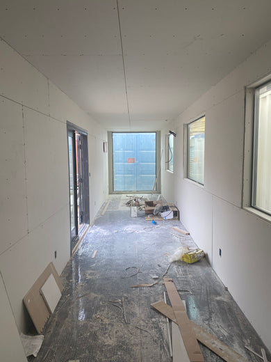 Stick-Framed, R13 Insulation, Drywall Finish (45' High Cube)