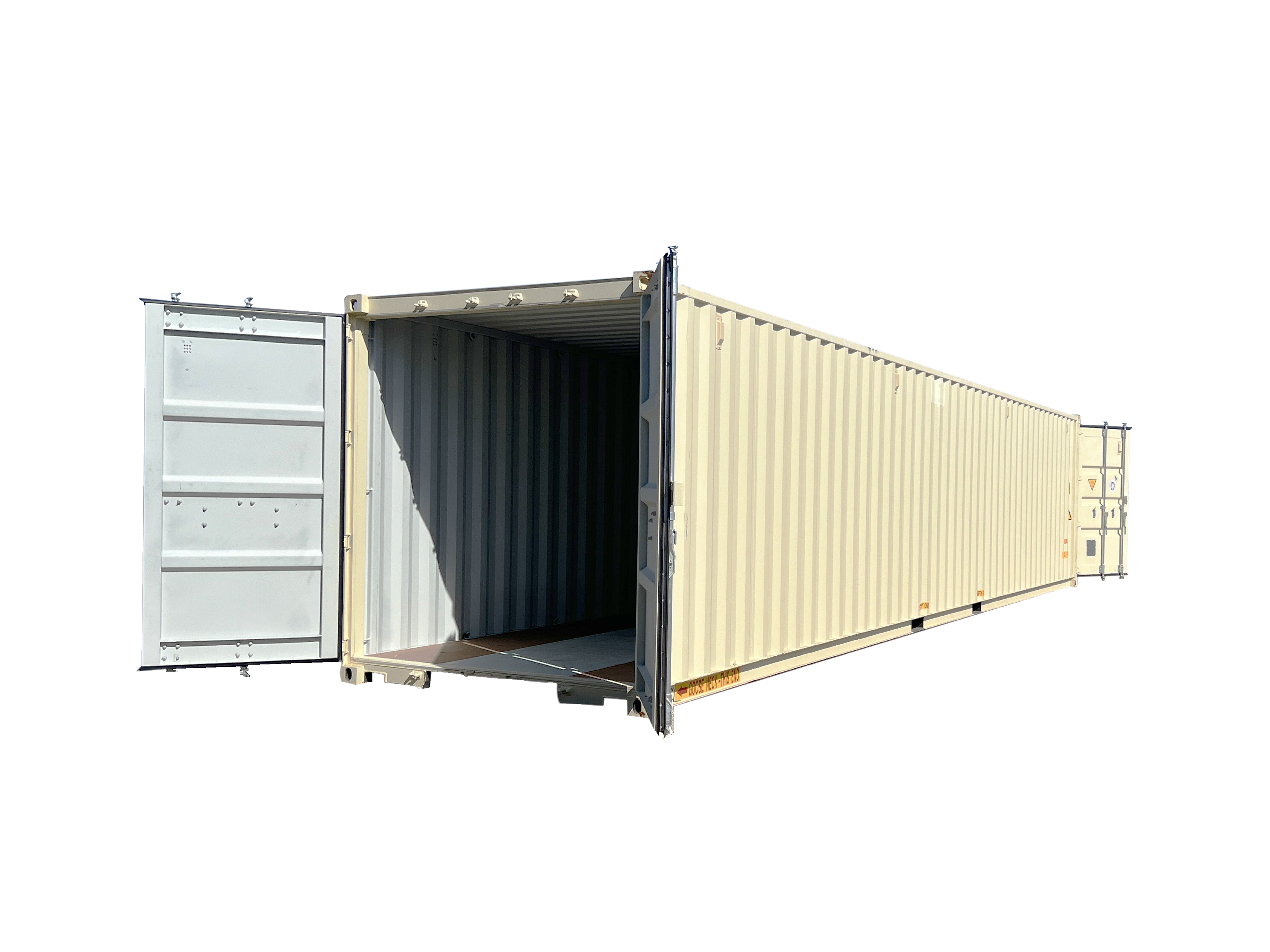 40’ High Cube One Trip Double Door Container for sale – Midstate Containers