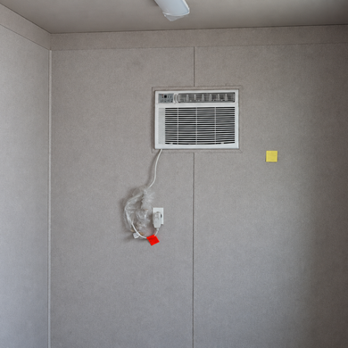 Stick-Framed, R13 Insulation, Vinyl-Wrapped Plywood Finish (45' High Cube)